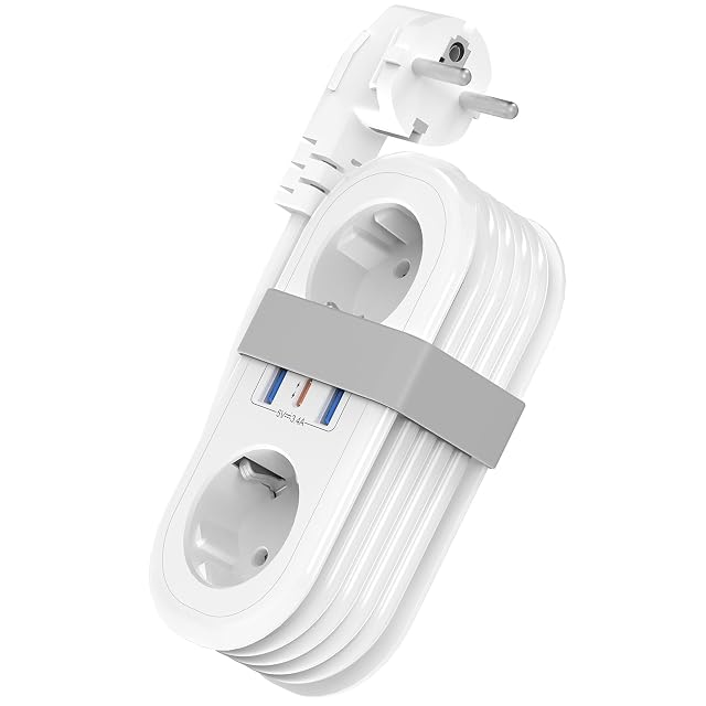 Ciabatta multipresa da viaggio STGAROT con USB-C